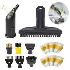 Conjunto De Acessórios De 10 Peças Para Limpadores A Vapor SC1 , SC2 , SC3 , SC4 , SC5-Inclui Bicos , Escovas E Panos