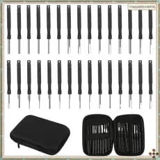 [Ykr] 30 Unidades Bolsa Ferramenta De Remoção De Terminal De Carro Extrator Conjunto Automático Kit De Motocicleta Repar