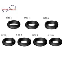5,7mm Popular Para Homens Anéis De Silicone Mulheres Anel Casamento Esportes Ao Ar Livre Anelx2