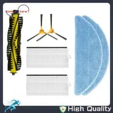 [Best S] Para Ikhos Criar NetBot S15 X500 X600 X500 Pro Robô Aspirador De Pó Principal Escova Lateral Mop Pano Acessório