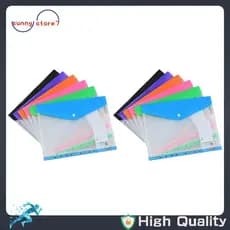 [Best S] Pastas Organizadoras De Bolso De Fichário , 12 Pacotes De Expansíveis , De Pasta De Envelopes Com 11 Furos Para