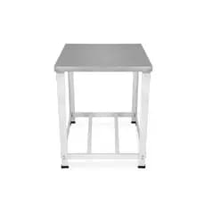 Bancada Mesa Central Serviço e Manipulação 70x70x90 Industrial Tampo Inox Reforçado