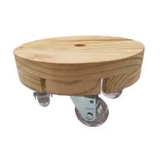 suporte para vaso de planta redondo com rodas de gel 20cm