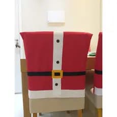 kit 2 capas de cadeira natalina capa de natal para cadeira 45x45