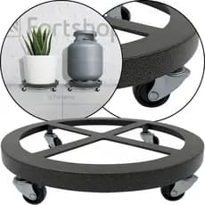Suporte Rotativo Para Vaso De Plantas e Flores Reforçado Em Alumínio Fundido Botijão de Gás Fortshop