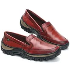 tênis mocassim casual  sapatilha ortopédica masculino em couro legitimo slip on