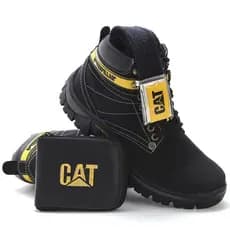 kit bota caterpillar masculina adventure coturno+ acessórios