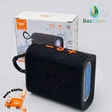 Caixa de Som Bluetooth Portátil  Altomex AL-8787 Com Luz RGB 20W de POTÊNCIA Graves Fortes Rádio FM IPX6