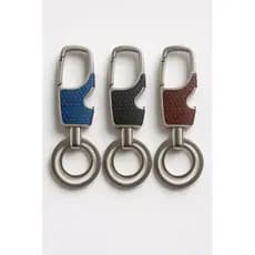 Kit 3 Chaveiros Mosquetao com Abridor de Garrafa Metal Luxo Pesca Moto Camping Carro