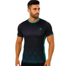 Camiseta masculina de treino Dry fit Tech Slim padel tenis beach futebol Anti odor Proteçao UV corrida academia