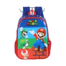 Mochila Infantil De Costas G Personagem Super Mário Original