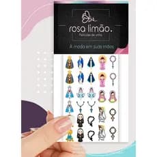 Peliculas De Unha 28 Adesivos NOSSA SENHORA colors