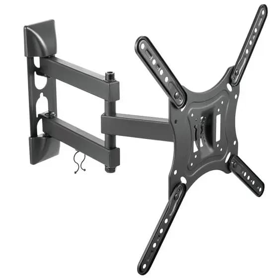 Suporte para TV de 23" a 55" até 30kg Articulado Inclinação Vertical e Rotação Lateral CS40 Clanm
