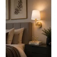 Luminária De Parede Arandela Lumi Minimalista Moderno Ideal quarto cabeceira elegante sala corredor