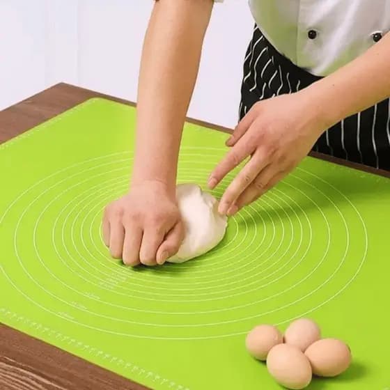 Tapete De Silicone Culinário 40x50 ou 70x50cm Pasta Antiaderente Para Abrir Massa Confeitar
