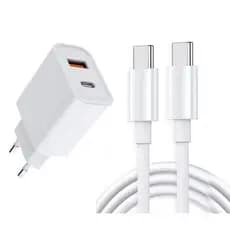 Carregador Tipo C Turbo 2 Conector USB Original Lehmox Para Galaxy Xiaomi LG Moto