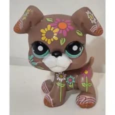 Boneca Miniatura de Brinquedo LPS Littlest Pet Shop Boxer 1840