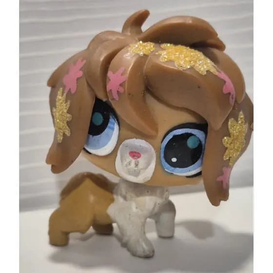Boneca Lps Littlest Pet Shop Cachorrinho Miniatura