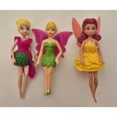 Boneca Tinker bell kit com três miniaturas colecionáveis