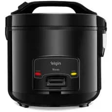 Panela De Arroz Elétrica Rizzo PRETO 5 Xícaras Elgin 110V