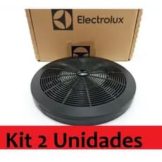 Filtro Carvão Ativado Depurador Coifa Electrolux De60b De60x De80b Original 2 unidades