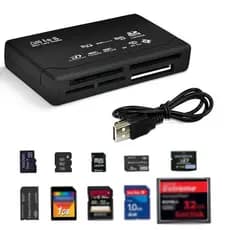 Tudo Em Um Leitor De Cartão Usb 2.0 Leitor De Cartão Sd Suporte Tf Cf Sd Mini Sd Sdhc Mmc Ms Xd