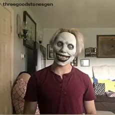 [Máscara Assustadora De Halloween Demônios Sorridentes Máscaras De Horror As Do Mal Cosplay Tsg