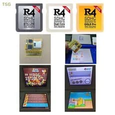 [Trêsgoodstonesgen] 2024 Para Cartão De Jogo NDS R4I SDHC TF Card R4 Gold Pro Videogame Ouro Branco Prata Memória Digita