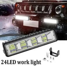 [Threegoodstonesgen 0305] 2pcs 6'200w Luz De Trabalho LED Barra De Farol De Faróis Névoa DRL Para Caminhão SUV