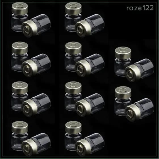 [Raze122] Recipiente Líquido Para Frasco Selado De Vidro Estéril Vazio De 20 Unidades-Transparente , 10ml 3ml
