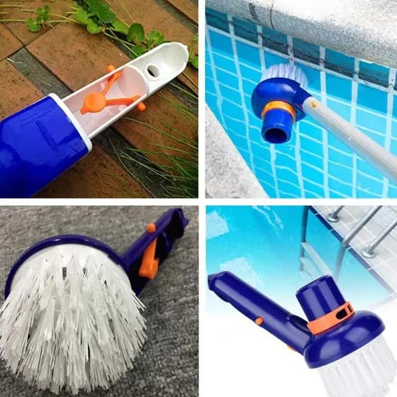 [Fineblue] Piscina Step & Corner Vácuo Escova Cabeça Piscinas Spas