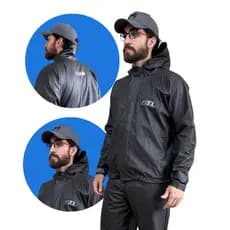 Capa De Chuva Moto PVC Impermeavel Delta Flex Unissex Motoqueiro Motoboy Com Gola Ou Capuz Resistente