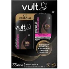 Kit Vult Choque Reconstrução Shampoo 200ml + Condicionador 200ml