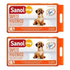 Kit 2 pacotes de tapete Sanol com 30 unidades cada