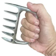 Garra De Urso Garfo Churrasco Costelão Alumínio Maciço Garra Para Desfiar Carne de Churrasco