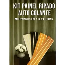 KIT PAINEL RIPADO PARA SALA COZINHA ESCRITÓRIO PLACA DECORATIVA -ENVIO FULL