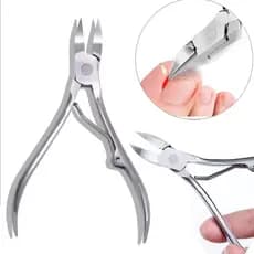 Alicate Unha Profissional simples Aço Inox Corte Curvado Manicure Pedicure Podologia