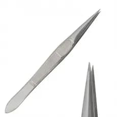 Pinça Ponta Agulha para Design de Sobrancelha Profissional. Tamanho 9 cm. Esterelizavem em autoclave