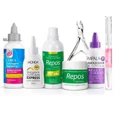 Kit Cuidado Unhas Cora Removedor De Cutícula Rápido 15s + Caneta Nutritiva Hidratação Profunda
