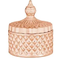 Pote Rose Gold em Vidro