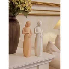 Decoração Mulher Grávida 18 cm | Maternidade Mãe Gestante | Consultório Ginecologista Obstetra Doula