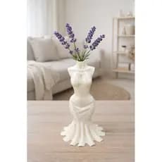 Decoração Silhueta Mulher 14 cm | Vestido de Noiva Corpo Feminino Manequim