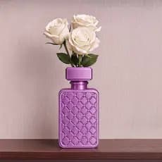 Vaso Vidro de Perfume 14,5 cm | Planta, Flor e Suculenta | Decoração Enfeite Elegante