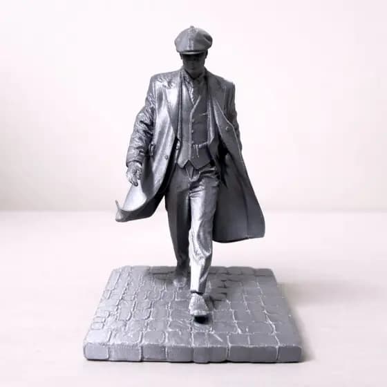 Thomas Tommy Shelby Peaky Blinders 14 cm | Action Figure Estatueta Estátua Boneco Realista Detalhada