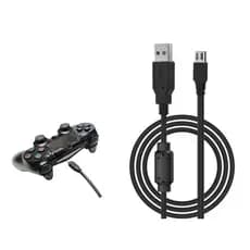 1 / 2 / 4 Cabo Carregador Com Filtro Usb V8 Para Controle Ps4 Xbox