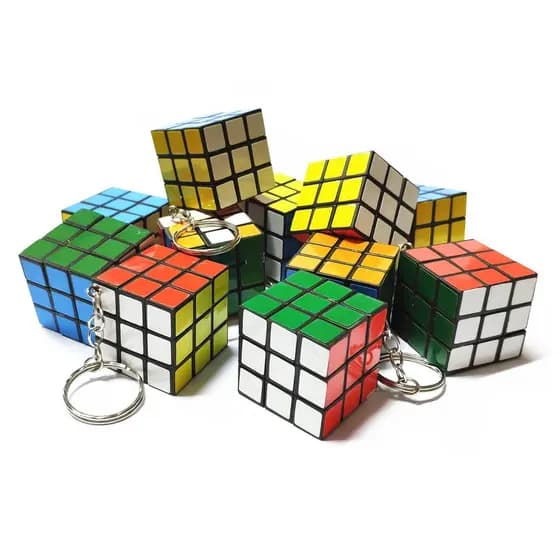 Kit 60 / 120 Chaveiro MINI Cubo Magico 3cm Para Lembrancinha festa brinde