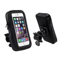 Suporte Com Capa Bolsa Celular Aprova D'água para Guidão Bike Bicicleta 360º