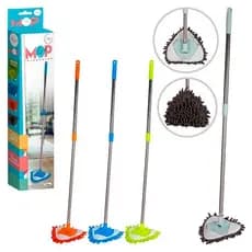 Mop Mini Triangular 180 Graus Limpeza Vidro Teto Parede Box Multiuso