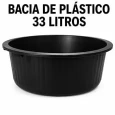 Bacia Gigante 33 Litros Plástico Multiuso Roupas Limpeza Água.