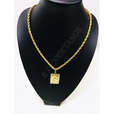 Colar Feminino LETRA Inicial Do Nome A-Z Folheado A 18K Envio Imediato